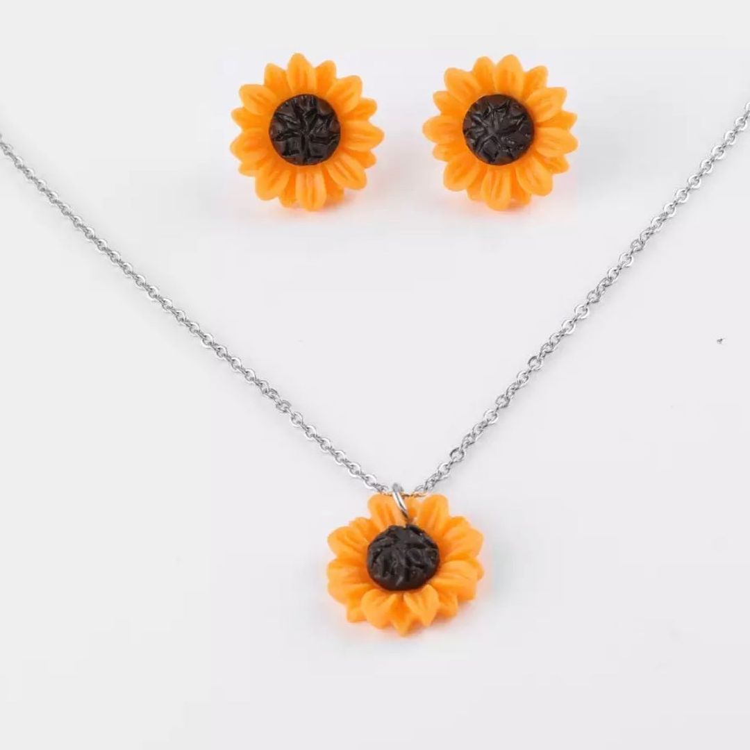 SET DE COLLAR GIRASOL