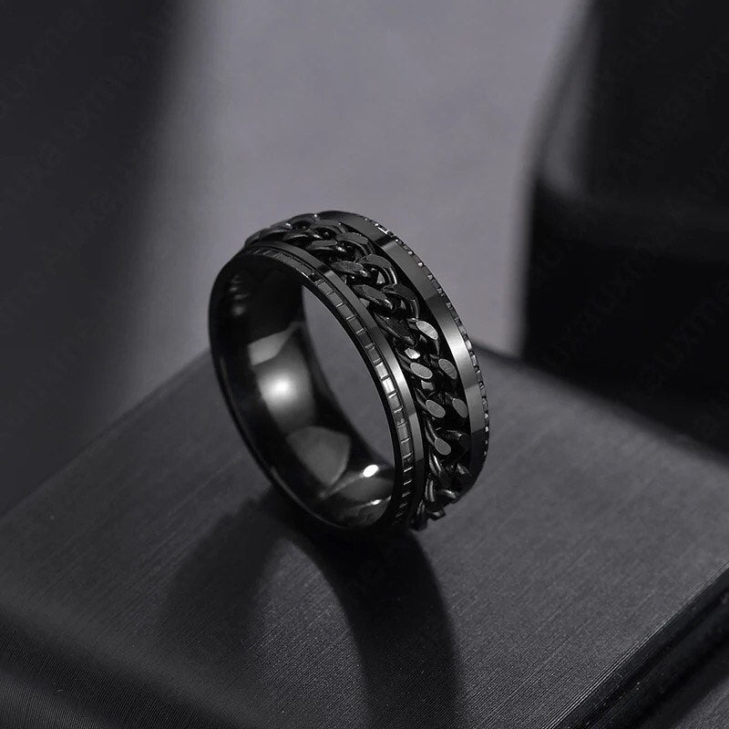ANILLO CADENA ACERO INOXIDABLE