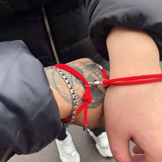 BRAZALETES MAGNÉTICOS  DE PAREJA IMANES