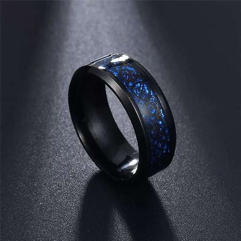 ANILLOS FIBRA DE CARBONO  ACERO INOXIDABLE
