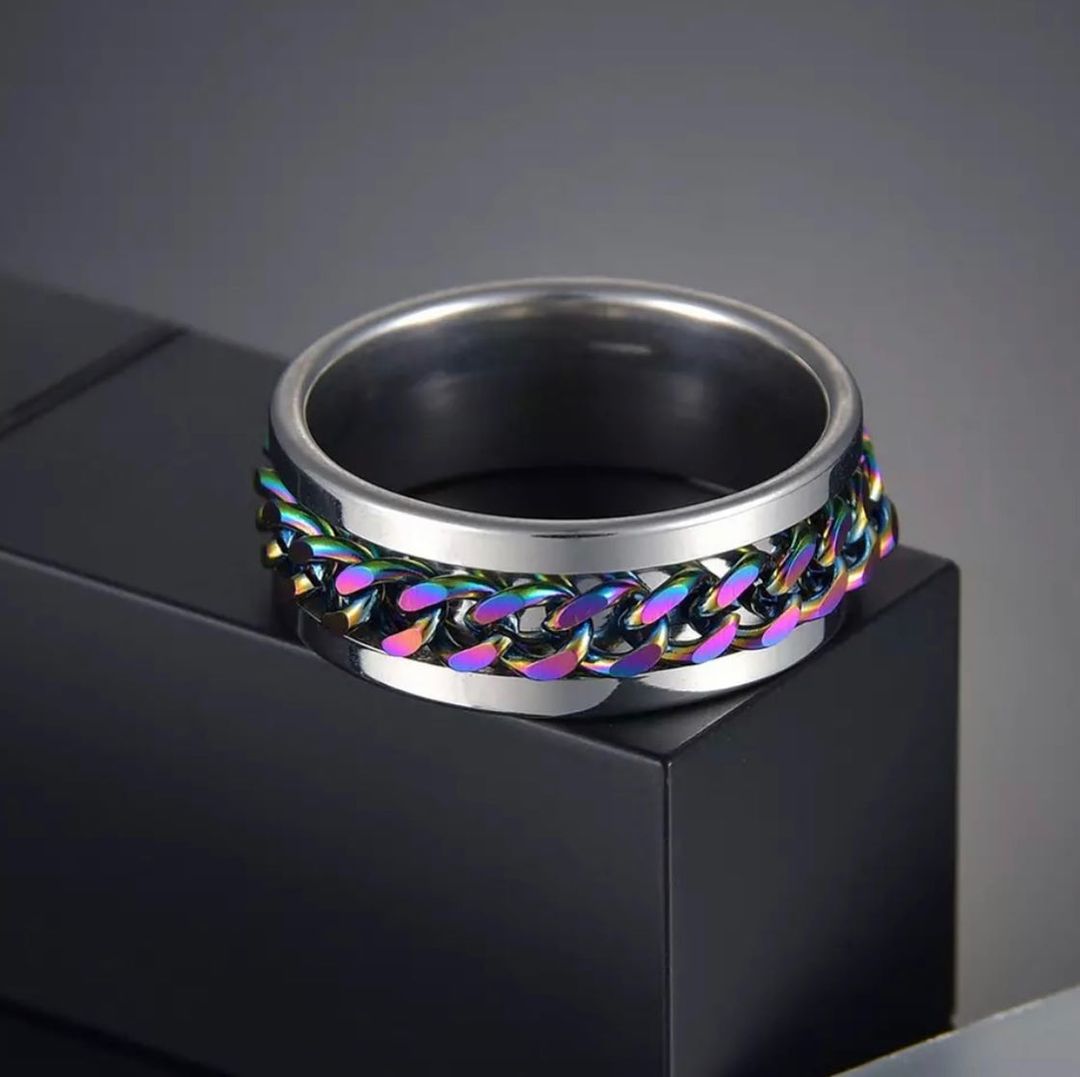 ANILLO CADENA ACERO INOXIDABLE
