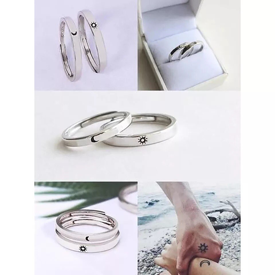 ANILLOS DE PROMESA SOL & LUNA
