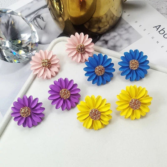 PAR ARETES FLORALES
