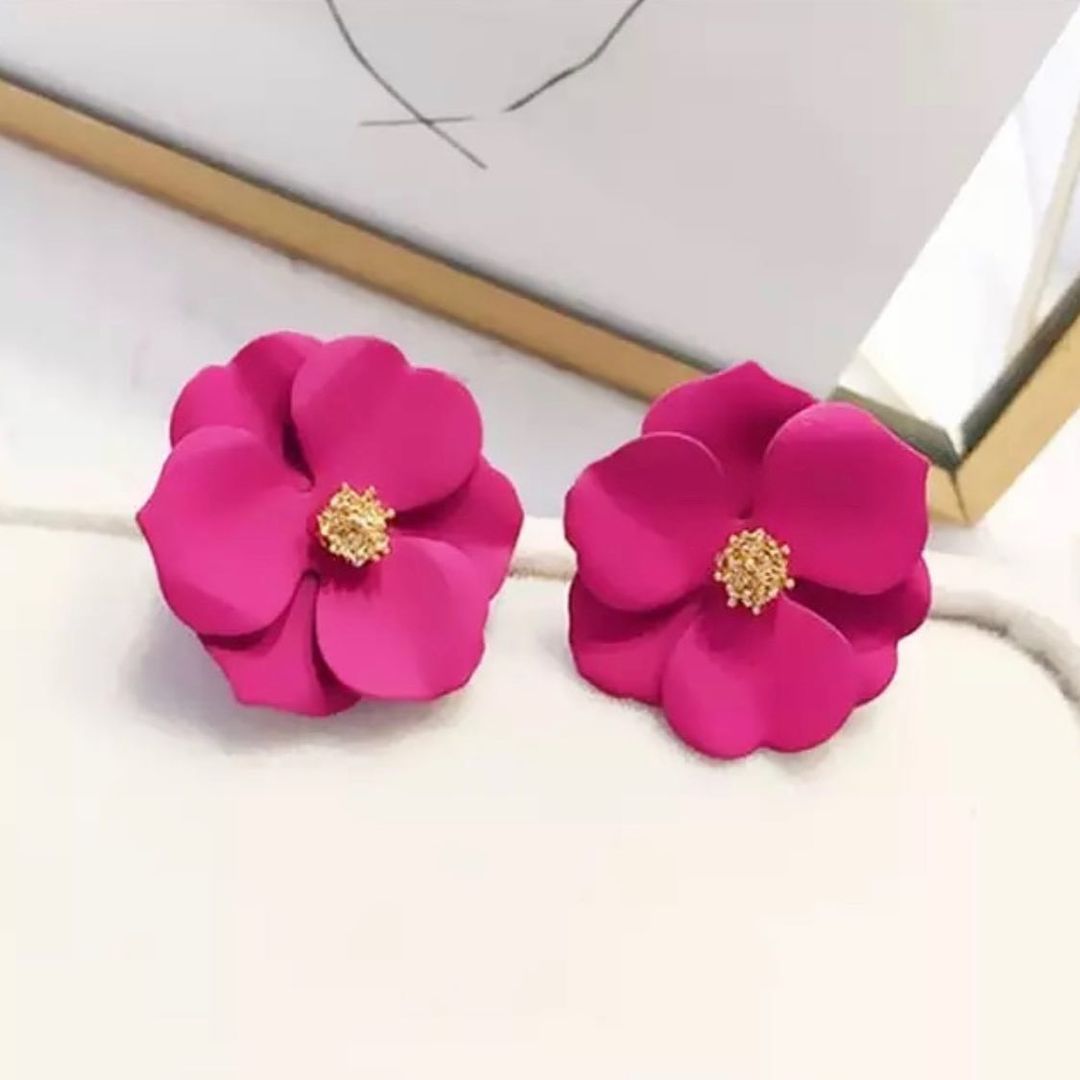 PAR ARETES FLORALES