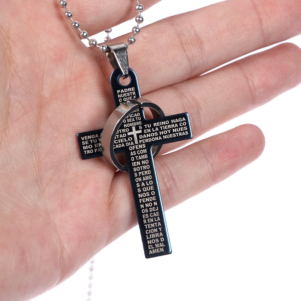 COLLAR CRUZ PADRE NUESTRO