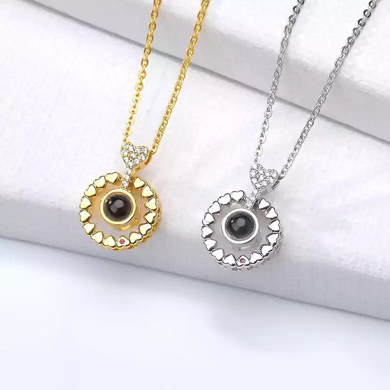 COLLAR TE AMO EN 100 IDIOMAS DIFERENTES ACERO