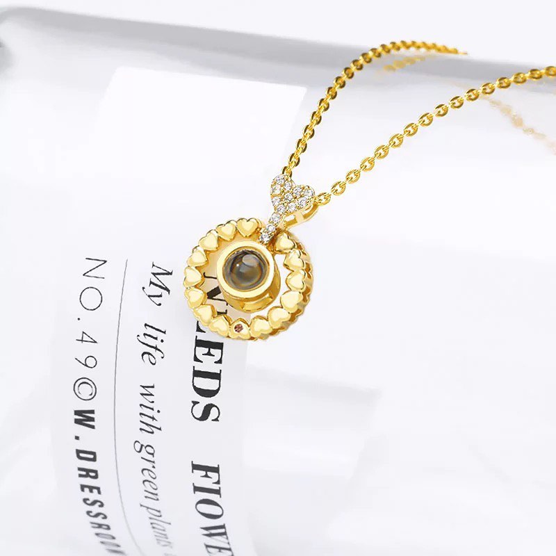 COLLAR TE AMO EN 100 IDIOMAS DIFERENTES ACERO