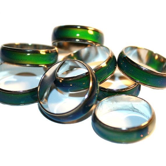 ANILLOS CAMBIAN DE COLOR CON EL HUMOR