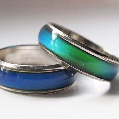 ANILLOS CAMBIAN DE COLOR CON EL HUMOR