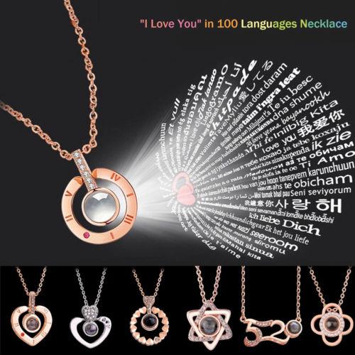 COLLAR TE AMO EN 100 IDIOMAS DIFERENTES