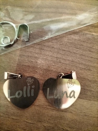 COLLAR CORAZÓN  PEQUEÑO MINIMALISTA PERSONALIZABLE