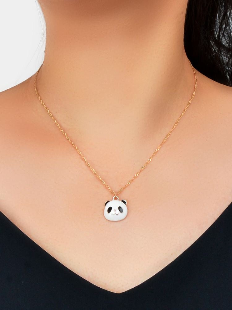 COLLAR PANDA KAWAII MINIMALISTA