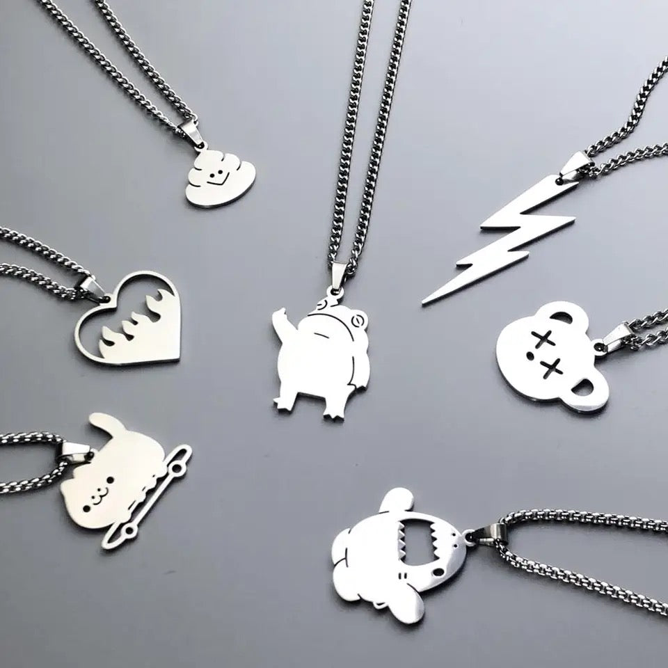 COLLARES PUNK VARIOS DISEÑOS GRANDES UNISEX