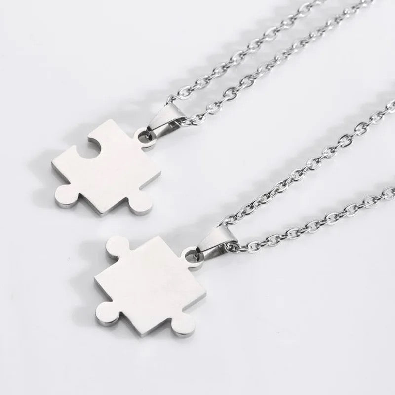 COLLARES SÓLIDOS ROMPECABEZAS MINIMALISTAS PERSONALIZADOS