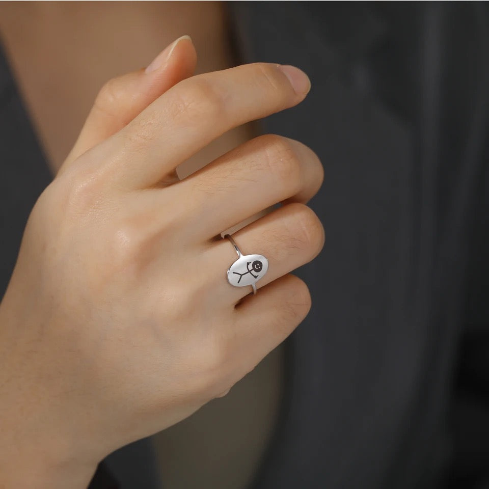 ANILLO GARABATO AJUSTABLE MINIMALISTA