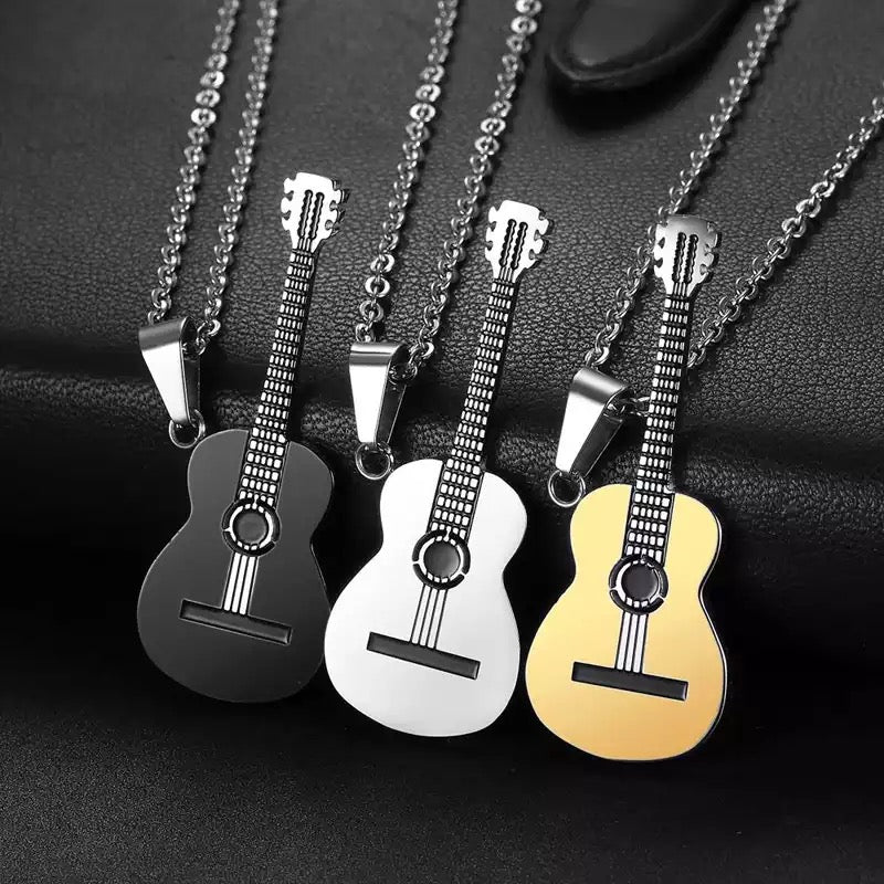 COLLAR ELEGANTE GUITARRA ACÚSTICA EDICIÓN LIMITADA