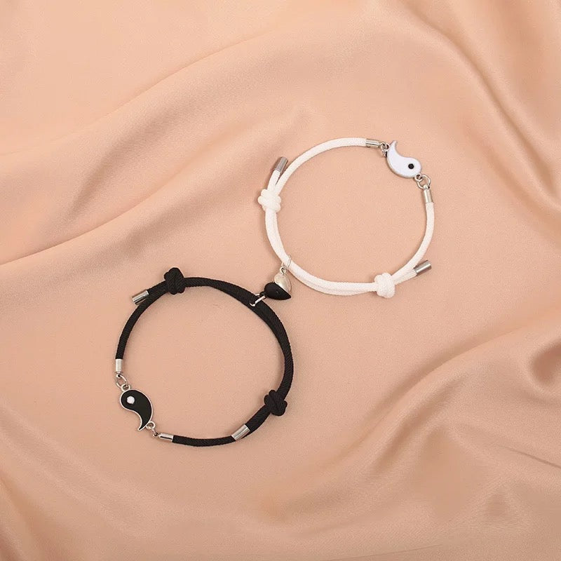 BRAZALETES MAGNÉTICOS YIN YANG IMANES