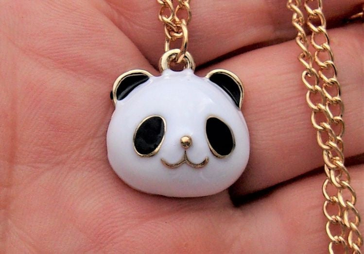 COLLAR PANDA KAWAII MINIMALISTA