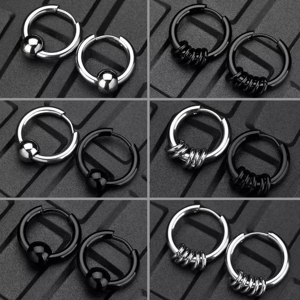 ARETES DE ARO PUNK