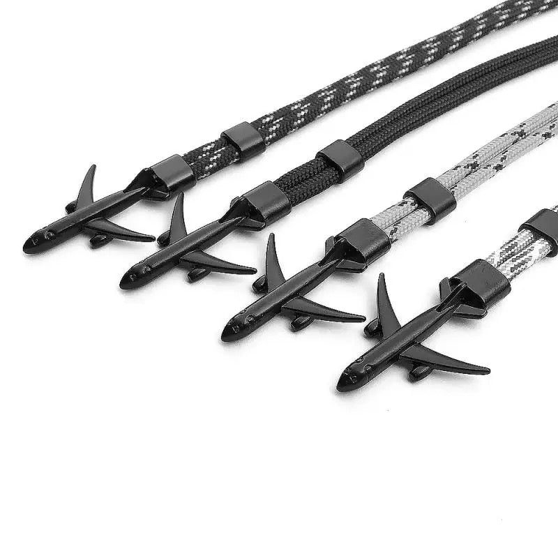 BRAZALETE AVIÓN CUERO