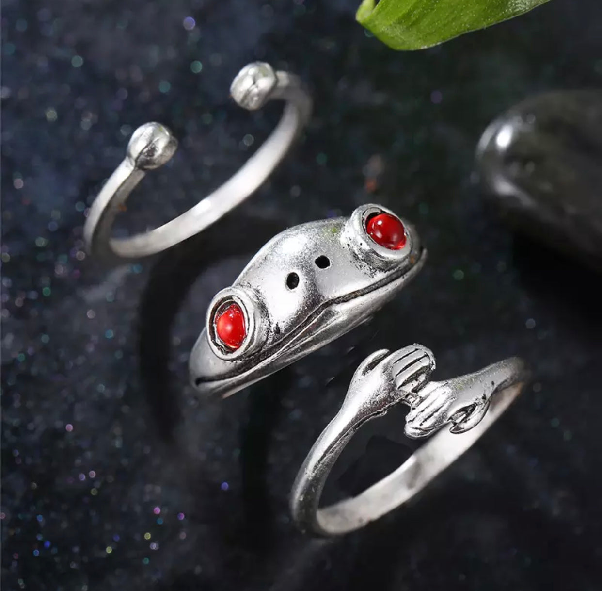 SET ANILLOS AESTHETIC METAL VINTAGE