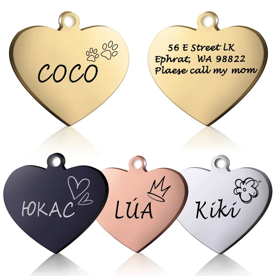 COLLAR CORAZÓN  PEQUEÑO MINIMALISTA PERSONALIZABLE