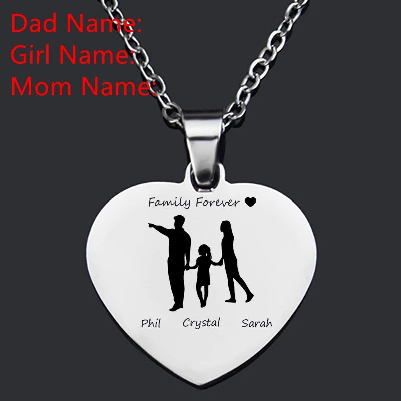 COLLAR CORAZÓN UNISEX PERSONALIZADOS