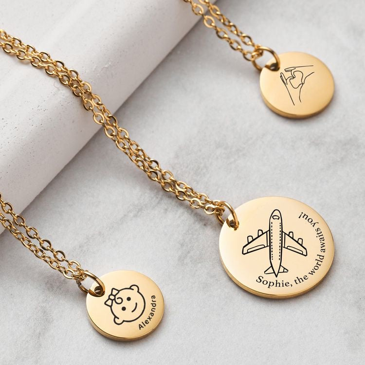 COLLAR CIRCULAR UNISEX PERSONALIZADO