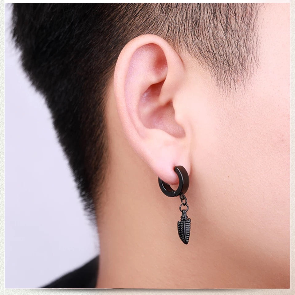 ARETES DE ARO PUNK