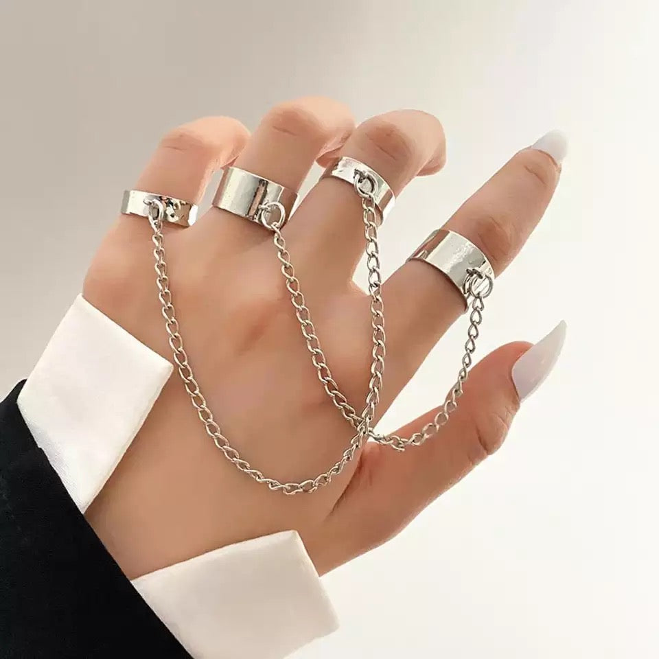 ANILLO MULTICAPA RETRO PUNK VINTAGE UNISEX