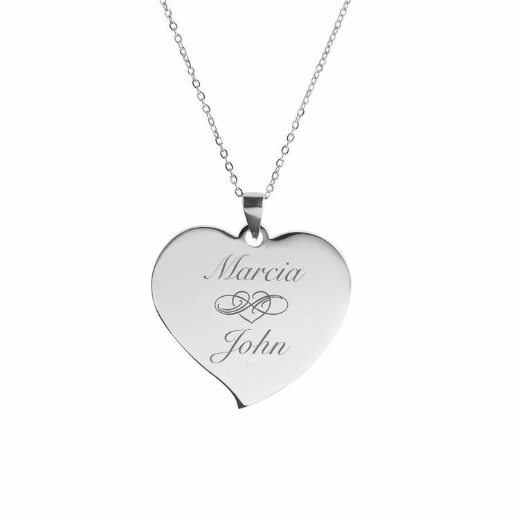 COLLAR CORAZÓN UNISEX PERSONALIZADOS