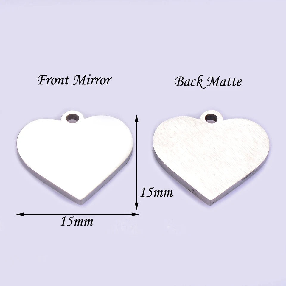 COLLAR CORAZÓN  PEQUEÑO MINIMALISTA PERSONALIZABLE