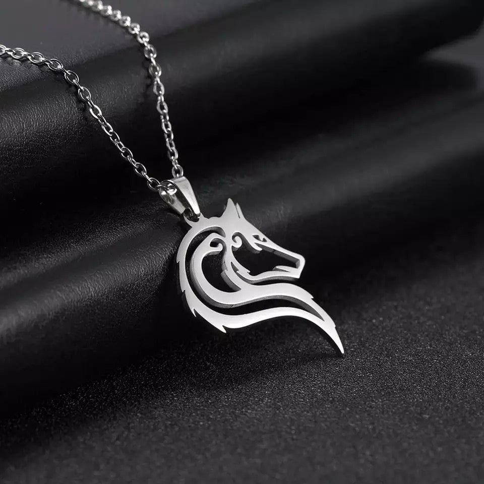 COLLAR DIJE DE LOBO   🐺