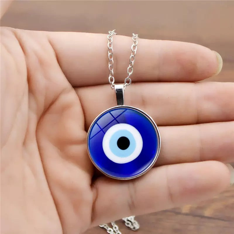 COLLAR OJO TURCO PLANO METAL