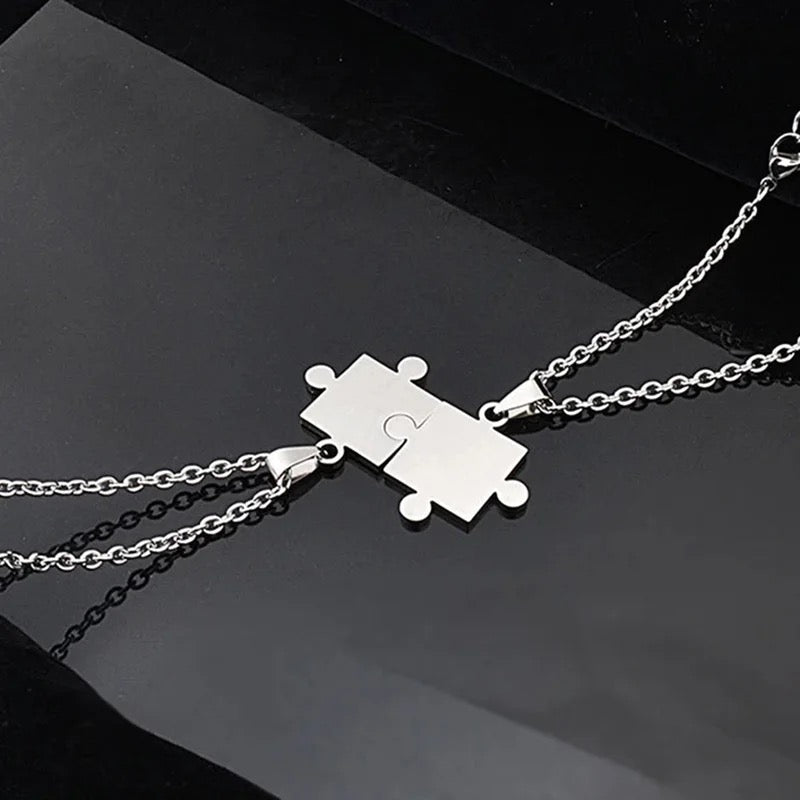 COLLARES SÓLIDOS ROMPECABEZAS MINIMALISTAS PERSONALIZADOS