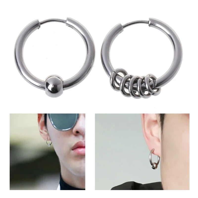 ARETES DE ARO PUNK