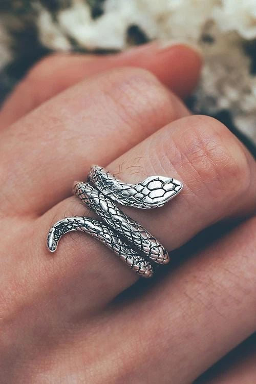 ANILLOS SERPIENTES VINTAGE PUNK