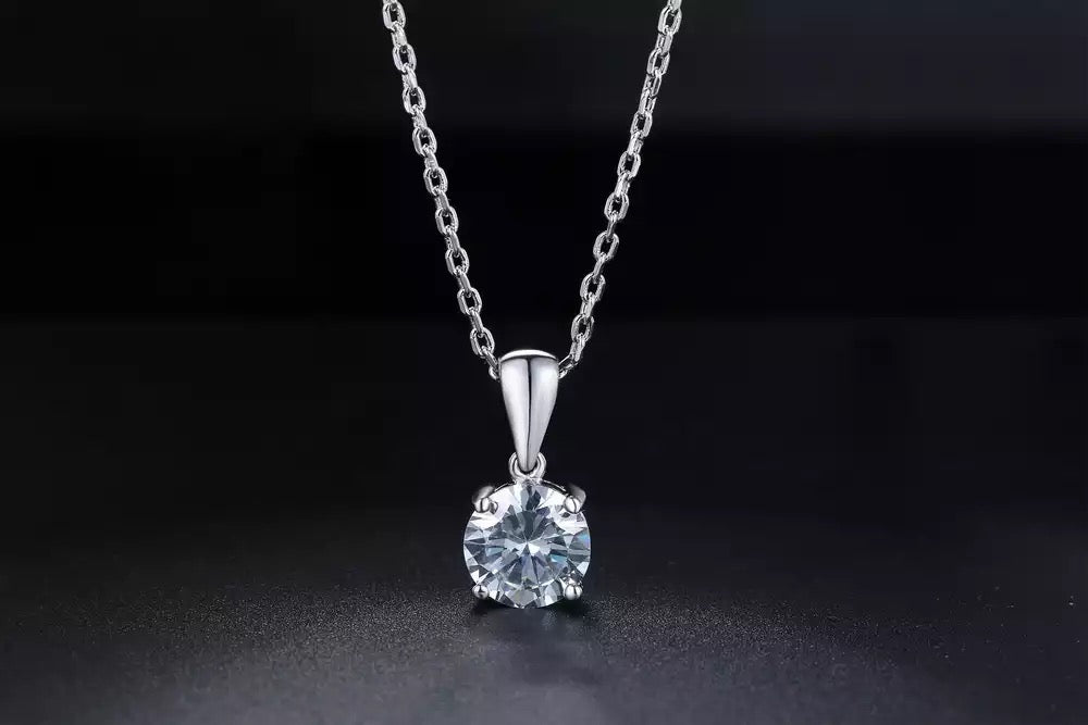 COLLAR MINIMALISTA DIJE DE CRISTAL CIRCONITA