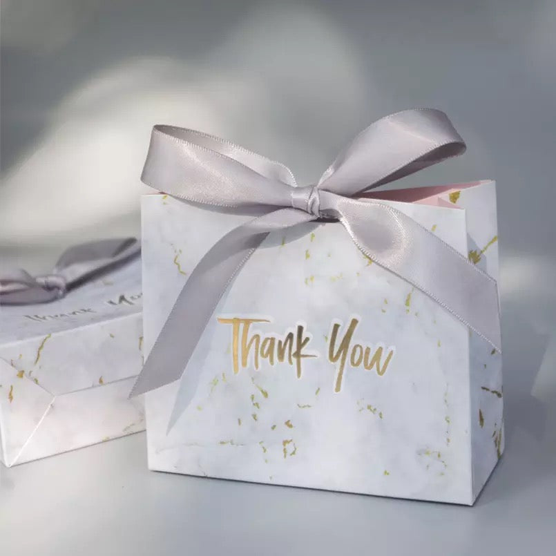 BOLSA DE REGALO DISEÑO MÁRMOL CON LASO MEDIANA