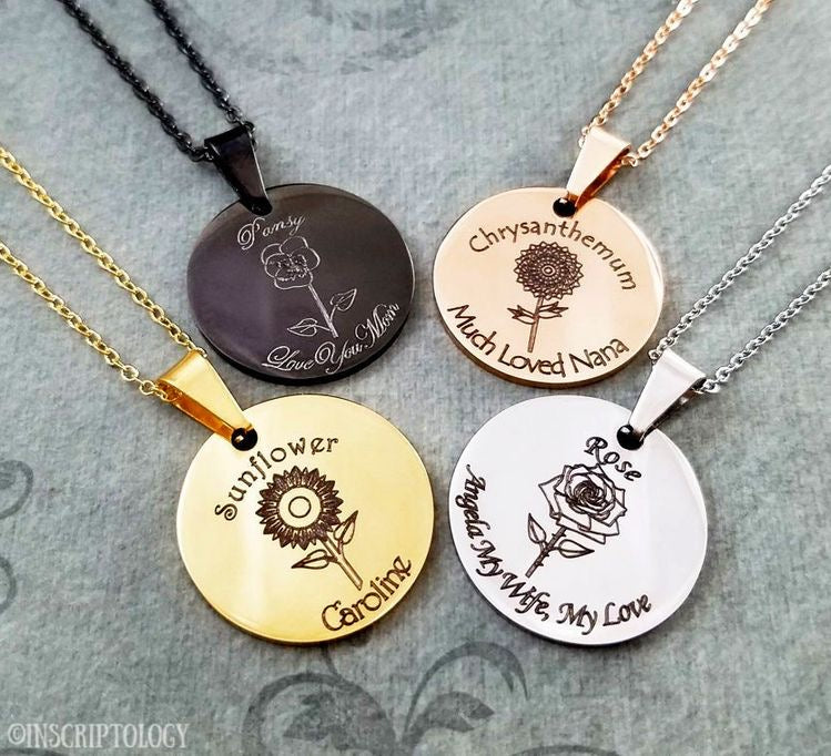 COLLAR CIRCULAR UNISEX PERSONALIZADO