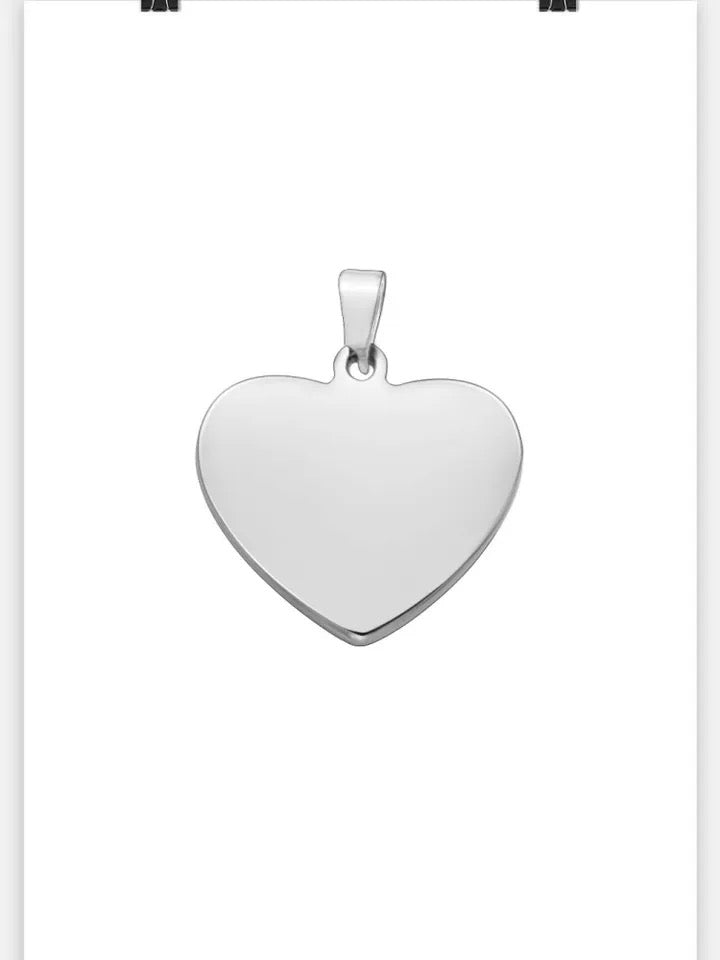 COLLAR CORAZÓN  PEQUEÑO MINIMALISTA PERSONALIZABLE