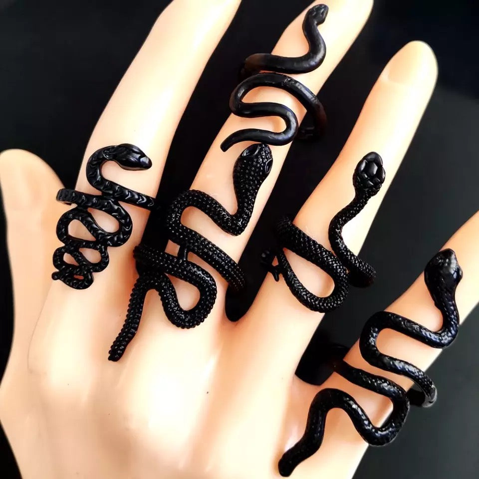 ANILLOS SERPIENTES VINTAGE PUNK
