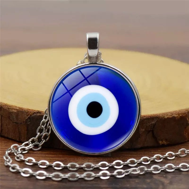 COLLAR OJO TURCO PLANO METAL