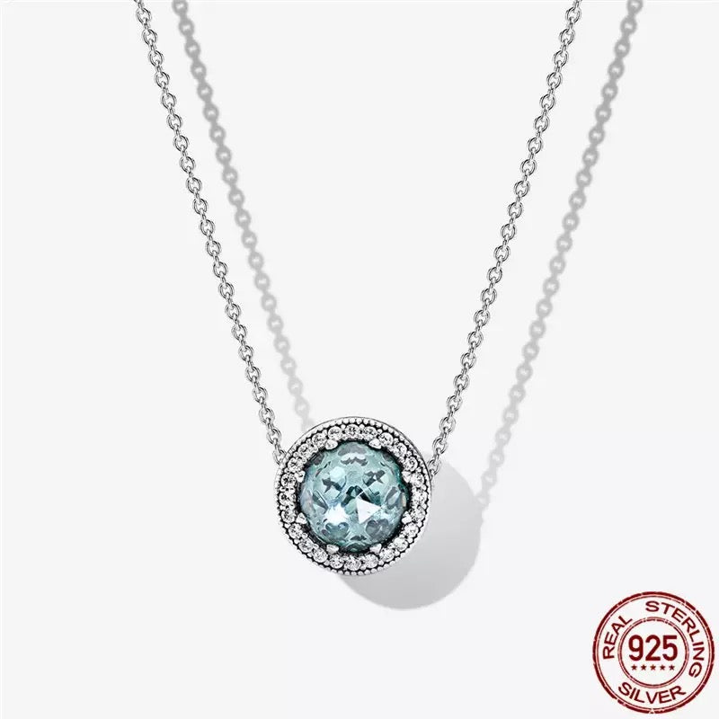 COLLARES EN PLATA 925 ZIRCONIA CÚBICA MINIMALISTA