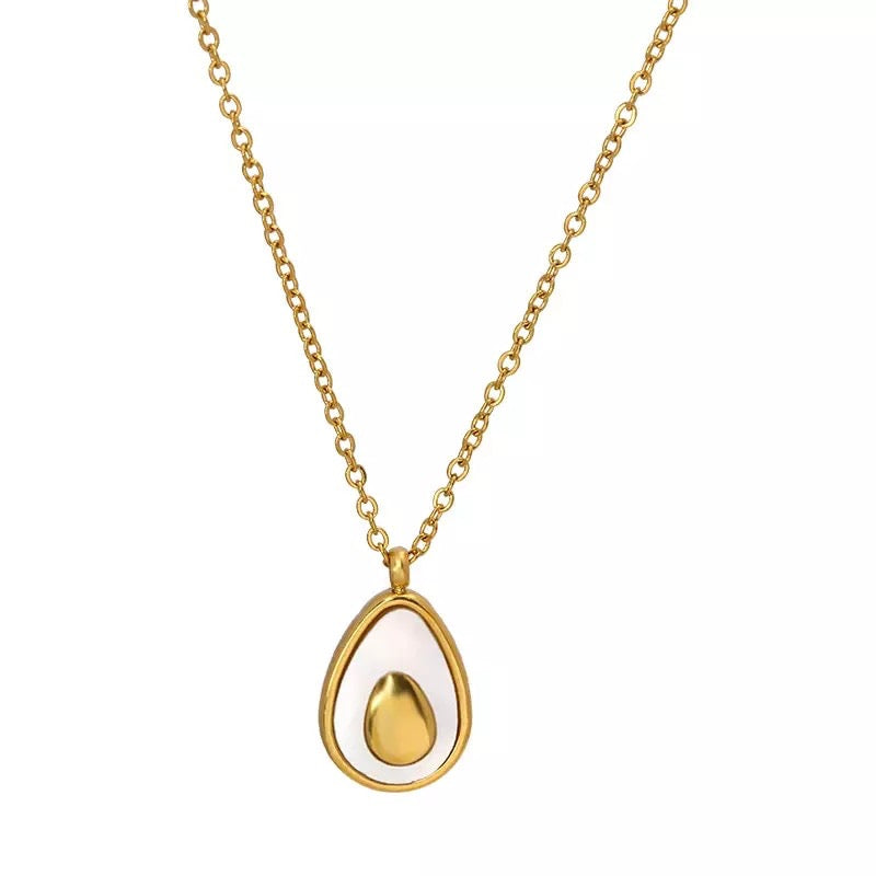 COLLAR FEMENINO AGUACATE MINIMALISTA