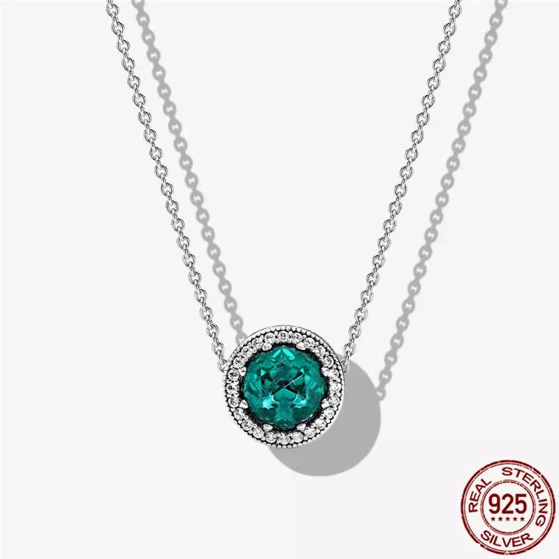 COLLARES EN PLATA 925 ZIRCONIA CÚBICA MINIMALISTA