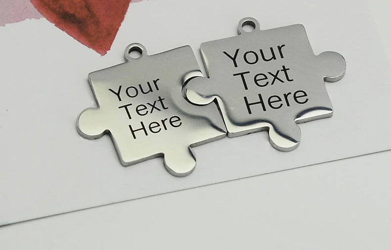 COLLARES SÓLIDOS ROMPECABEZAS MINIMALISTAS PERSONALIZADOS