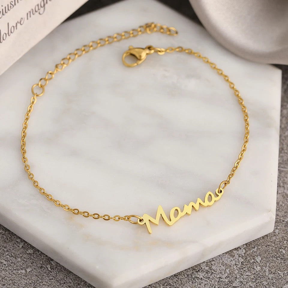 BRAZALETE MAMÁ MADRE MINIMALISTA