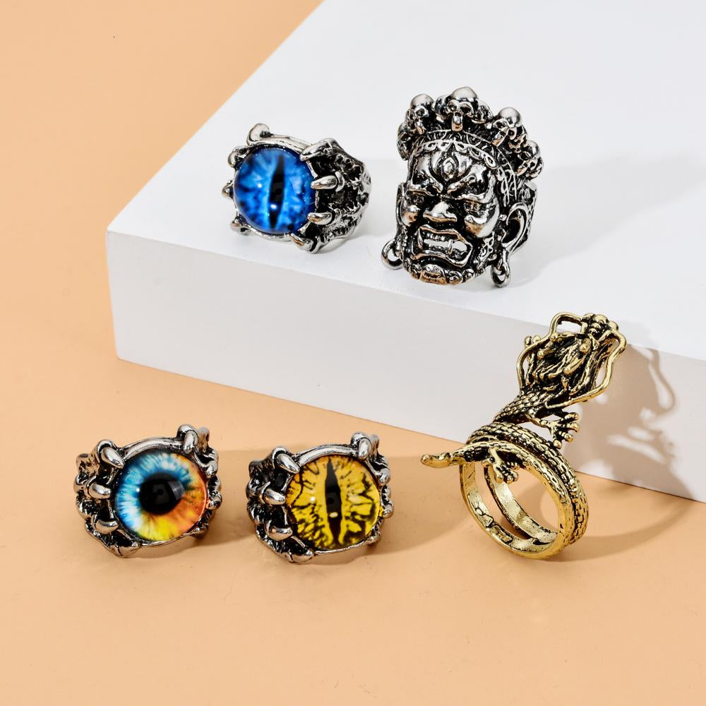 ANILLOS PUNK  VINTAGE DISEÑOS VARIOS