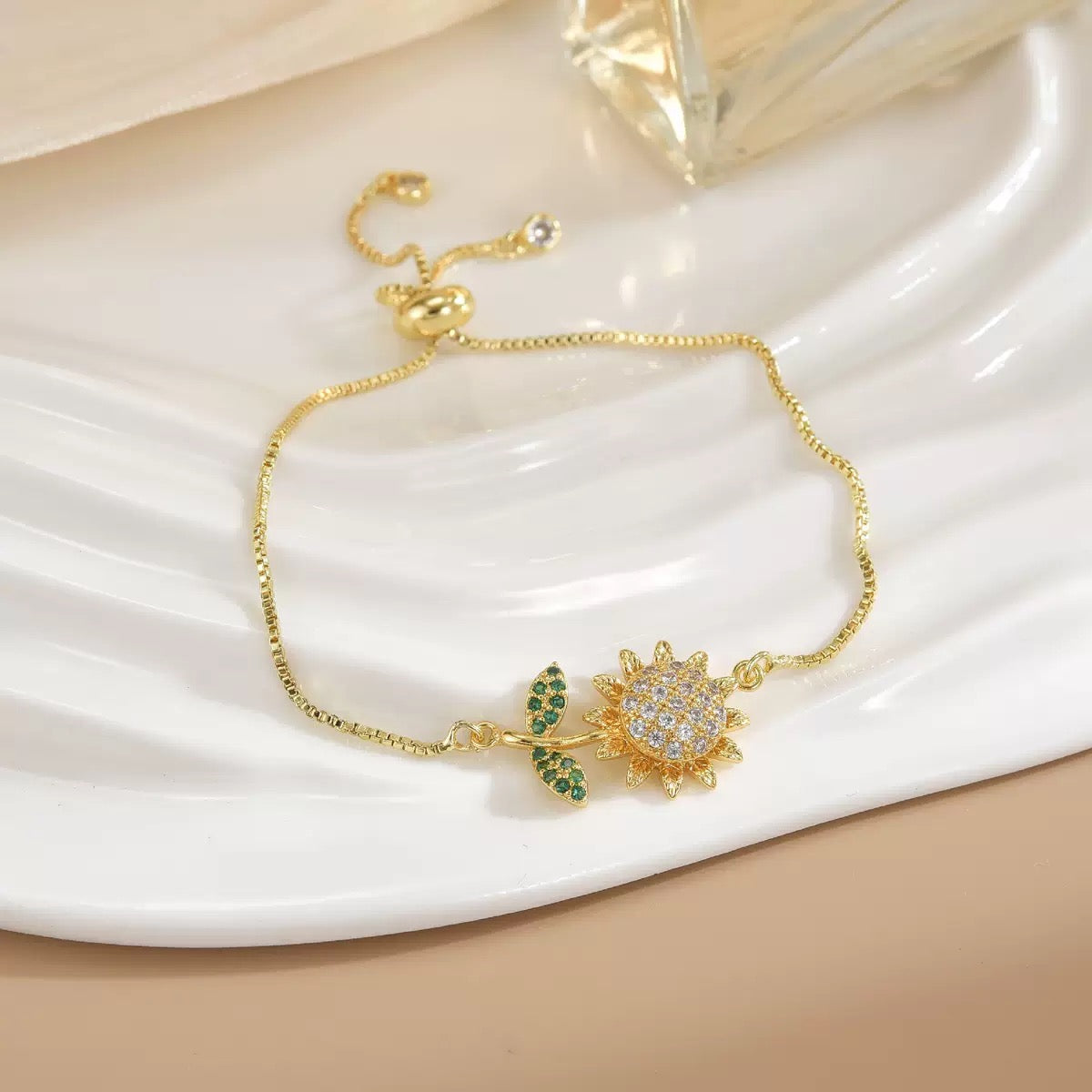BRAZALETE GIRASOL GIRATORIO ANTIESTRÉS ANTI ANSIEDAD MINIMALISTA ELEGANTE